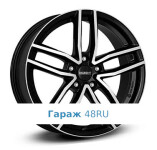 Dezent TR dark R16 / 6.5J PCD 5x114.3 ET 45 ЦО 60.1 Литые Черный с полированной лицевой поверхностью