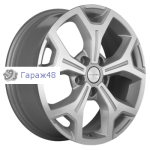 Khomen Wheels KHW17102 VW Multivan R17 / 6.5J PCD 5x120 ET 60 ЦО 65.1 Литые F-Silver-FP