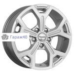 Skad KL-318 R16 / 6.5J PCD 5x114.3 ET 50 ЦО 67.1 Литые Серебристый