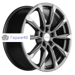 Khomen Wheels KHW1808 Tugella/Jaguar XF/FPace R18 / 7.5J PCD 5x108 ET 46 ЦО 63.4 Литые Gray-FP