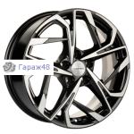 Khomen Wheels KHW1716 DFM580 R17 / 7J PCD 5x110 ET 45 ЦО 67.1 Литые Black-FP