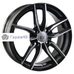 RST R076 Solaris/Rio R16 / 6J PCD 4x100 ET 48 ЦО 54.1 Литые Черный с полированной лицевой повехностью