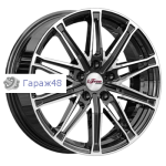 iFree Виар КС1065 R17 / 6.5J PCD 5x105 ET 38 ЦО 56.6 Литые Черный с полированной лицевой поверхностью