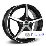 Megami MGM19 R15 / 6J PCD 4x100 ET 40 ЦО 60.1 Литые Черный с полированной лицевой поверхностью