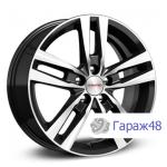 K&amp;K Rassvet KC868 R16 / 6.5J PCD 5x100 ET 38 ЦО 67.1 Литые Черный с полированной лицевой поверхностью