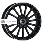 MAK Komet R18 / 8J PCD 5x112 ET 43 ЦО 66.6 Литые Gloss Black Mirror Ring