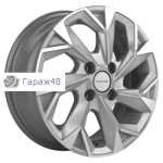 Khomen Wheels KHW1402 Toyota Corolla R14 / 5.5J PCD 4x100 ET 43 ЦО 60.1 Литые F-Silver-FP