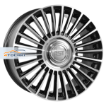 RST R112 Volvo R20 / 9J PCD 5x108 ET 38.5 ЦО 63.4 Литые Черный с полированной лицевой повехностью