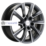 Khomen Wheels KHW1507 Rapid/Fabia R15 / 6J PCD 5x100 ET 38 ЦО 57.1 Литые Gray-FP
