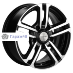 Khomen Wheels KHW1602 Niva 4x4 R16 / 6.5J PCD 5x139.7 ET 40 ЦО 98.5 Литые Black-FP