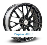 RST R008 R18 / 7.5J PCD 5x114.3 ET 45 ЦО 67.1 Литые Черный