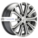 Khomen Wheels KHW1610 Focus R16 / 6.5J PCD 5x108 ET 50 ЦО 63.3 Литые Gray-FP