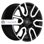 Khomen Wheels KHW1723 L200 R17 / 8J PCD 6x139.7 ET 38 ЦО 67.1 Литые Black-FP