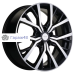 Khomen Wheels KHW1806 Coolray R18 / 7J PCD 5x114.3 ET 50 ЦО 54.1 Литые Black-FP