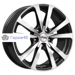 iFree Бэнкс КС645 R17 / 7J PCD 5x114.3 ET 45 ЦО 60.1 Литые Черный с полированной лицевой поверхностью