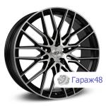 Neo 211FF R21 / 9J PCD 5x114.3 ET 40 ЦО 60.1 Литые Черный матовый с полированной лицевой поверхностью