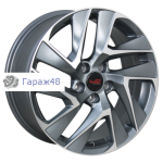 LegeArtis Concept-H515 R18 / 7.5J PCD 5x114.3 ET 45 ЦО 64.1 Литые Графит с полированной лицевой поверхностью