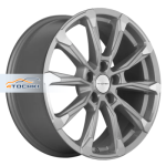 Khomen Wheels KHW1808 K5/Santafe R18 / 7.5J PCD 5x114.3 ET 50 ЦО 67.1 Литые F-Silver-FP