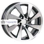 RST R055 R15 / 6J PCD 4x100 ET 35 ЦО 60.1 Литые Черный с полированной лицевой повехностью