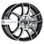Megami MGM36 R15 / 6J PCD 5x100 ET 38 ЦО 57.1 Литые Черный с полированной лицевой поверхностью