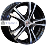 Alcasta M05 R16 / 6.5J PCD 5x114.3 ET 46 ЦО 67.1 Литые Черный с полированной лицевой поверхностью