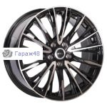 Lizardo Octopus XH304 R18 / 7.5J PCD 5x114.3 ET 49.5 ЦО 67.1 Литые Черный с алмазной обработкой лицевой части