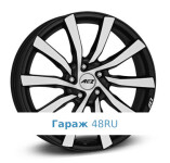 AEZ Reef R17 / 7.5J PCD 5x114.3 ET 45 ЦО 71.6 Литые Черный с полированной лицевой поверхностью