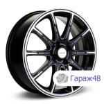 LS 1707 R17 / 6.5J PCD 4x100 ET 43 ЦО 60.1 Литые Черный с полированной лицевой поверхностью