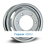 Alcar Stahlrad (KFZ) 8360 R15 / 5.5J PCD 6x205 ET 115 ЦО 161 Штампованные Серебристый