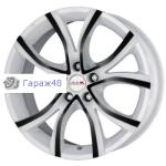 MAK Nitro 5 R18 / 8J PCD 5x112 ET 42 ЦО 76 Литые Белый матовый анодированный с черными спицами