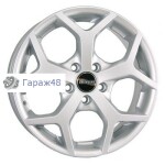 Tech Line 511 R15 / 6J PCD 5x108 ET 52.5 ЦО 63.4 Литые Серебристый