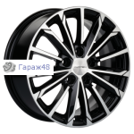 Khomen Wheels KHW1611 Octavia A7 R16 / 6.5J PCD 5x112 ET 46 ЦО 57.1 Литые Black-FP