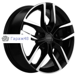 Khomen Wheels KHW1708 Dongfeng AX7/Evolute iPRO R17 / 6.5J PCD 5x108 ET 43 ЦО 65.1 Литые Black-FP