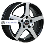 Alcasta M62 R16 / 6.5J PCD 5x108 ET 45 ЦО 63.35 Литые Черный с полированной лицевой поверхностью