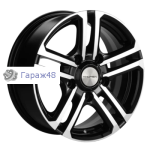 Khomen Wheels KHW1602 Niva 4x4 Bronto R16 / 6.5J PCD 5x139.7 ET 35 ЦО 98.5 Литые Black-FP