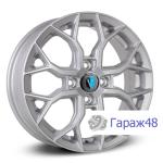 Venti 1419 R14 / 5.5J PCD 4x100 ET 43 ЦО 60.1 Литые Серебристо-серый