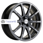 Khomen Wheels KHW1707 Lada Vesta Cross R17 / 6.5J PCD 4x100 ET 43 ЦО 60.1 Литые Gray-FP
