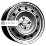 Trebl 64A45R R15 / 6J PCD 4x100 ET 45 ЦО 54.1 Штампованные Серебристый