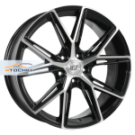 RST R129 Chery R19 / 7.5J PCD 5x108 ET 47 ЦО 60.1 Литые Черный с полированной лицевой повехностью