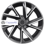 Khomen Wheels KHW1714 Kuga/Focus R17 / 7J PCD 5x108 ET 50 ЦО 63.3 Литые Black-FP