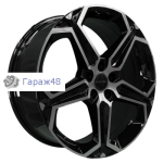 Khomen Wheels KHW1909 Chery Tiggo 8 Pro/Pro Max R19 / 7.5J PCD 5x108 ET 47 ЦО 60.1 Литые Black-FP