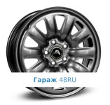 Alcar Hybridrad 130301A R16 / 6J PCD 5x112 ET 43 ЦО 57.1 Штампованные Графит