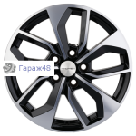 Khomen Wheels KHW1703 Kodiaq/Tiguan R17 / 7J PCD 5x112 ET 40 ЦО 57.1 Литые Black-FP