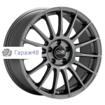OZ Superturismo LM R19 / 9.5J PCD 5x112 ET 21 ЦО 66.5 Литые Графит матовый с серебристой надписью
