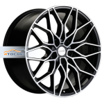 Khomen Wheels KHW1902 RAV4 R19 / 8.5J PCD 5x114.3 ET 35 ЦО 60.1 Литые Black-FP