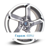 Yamato Saito no Mokinato R16 / 6.5J PCD 5x108 ET 52.5 ЦО 63.3 Литые Графит