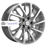 Khomen Wheels KHW1804 Chery Tiggo 8/8 Pro R18 / 7.5J PCD 5x108 ET 47 ЦО 60.1 Литые F-Silver-FP