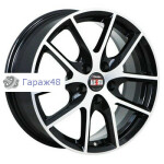 Alcasta M59 R16 / 6.5J PCD 5x114.3 ET 45 ЦО 66.1 Литые Черный с полированной лицевой поверхностью