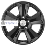 Khomen Wheels KHW1601 Renault/Nissan R16 / 6.5J PCD 5x114.3 ET 50 ЦО 66.1 Литые Черный