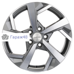 Khomen Wheels KHW1712 Karoq/Octavia/Passat/Tiguan R17 / 7J PCD 5x112 ET 43 ЦО 57.1 Литые Gray-FP